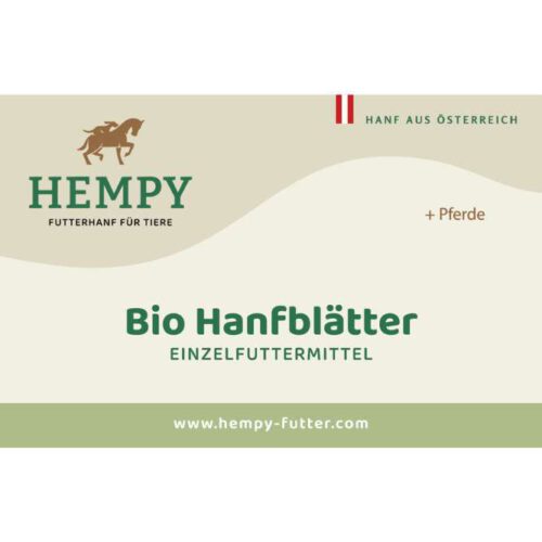 Bio Hanfblätter von Hempy