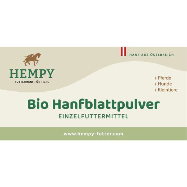 Bio Hanfblattpulver aus Österreich von Hempy