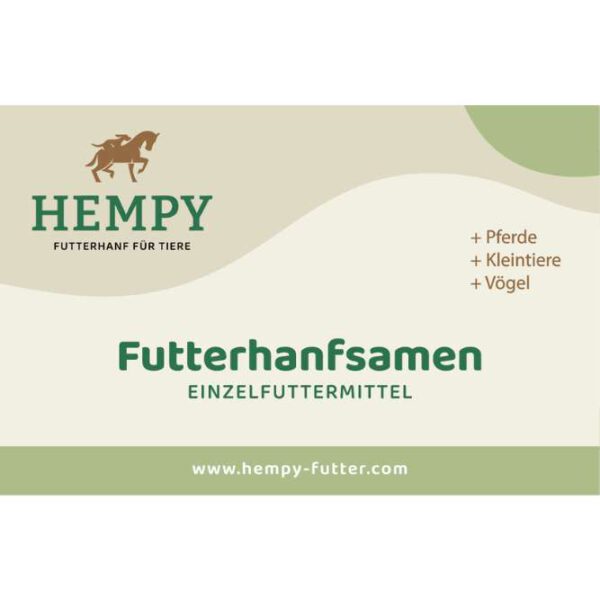 Futterhanfsamen von Hempy