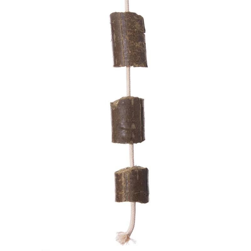 Spielseil-Luzerne-Hanf-Gemuese-Loose Spielseil mit Luzerne Hanf Gemüse für Pferde zum spielen und beschäftigen loose