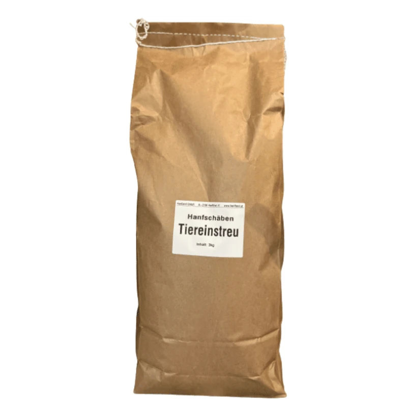 Hanfschäben Tiereinstreu für Kleintiere von hempy