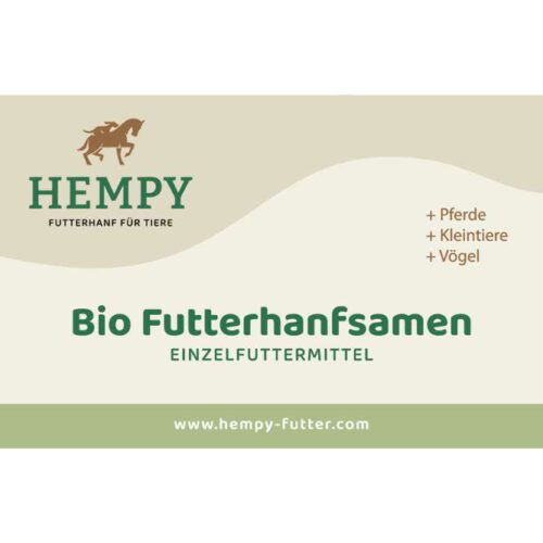 Bio Futterhanfsamen von Hempy