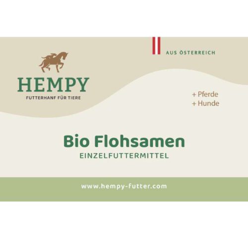 Bio Flohsamen aus Österreich von Hempy